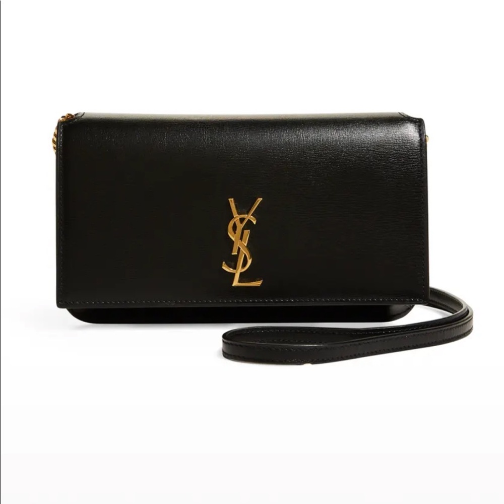 YSL monogram phone holder shoulder bag